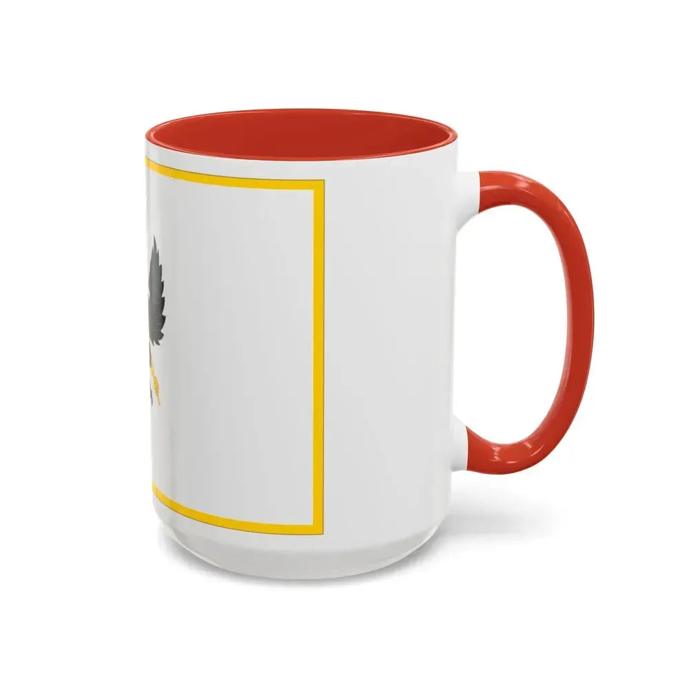 Flag of Chernihiv Ukraine - Accent Coffee Mug - Go Mug Yourself