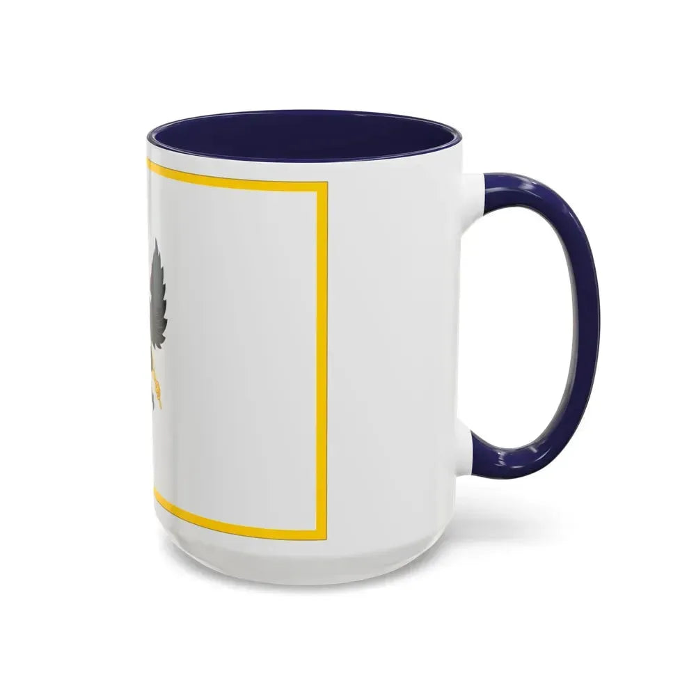Flag of Chernihiv Ukraine - Accent Coffee Mug - Go Mug Yourself