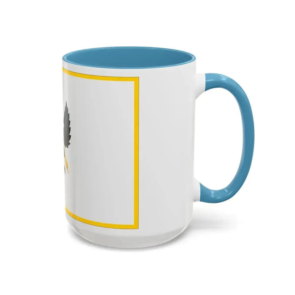Flag of Chernihiv Ukraine - Accent Coffee Mug - Go Mug Yourself
