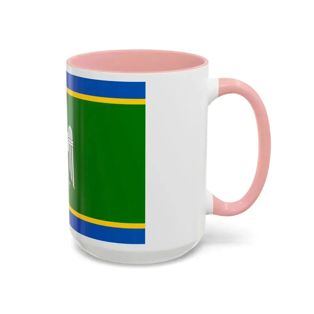 Flag of Chernivtsi Oblast Ukraine - Accent Coffee Mug - Go Mug Yourself