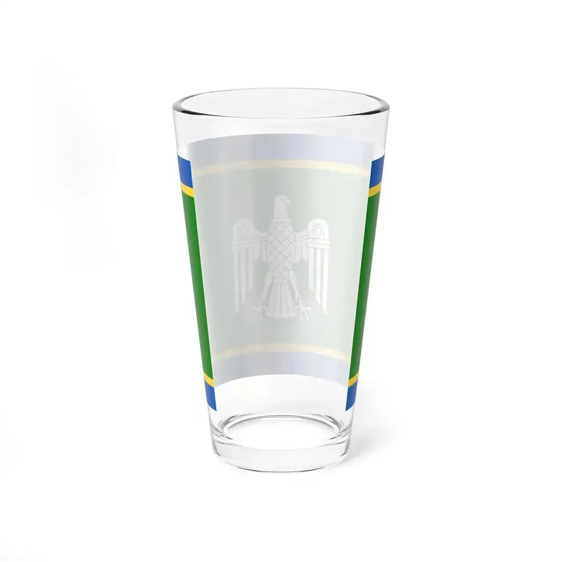 Flag of Chernivtsi Oblast Ukraine - Pint Glass 16oz - Go Mug Yourself