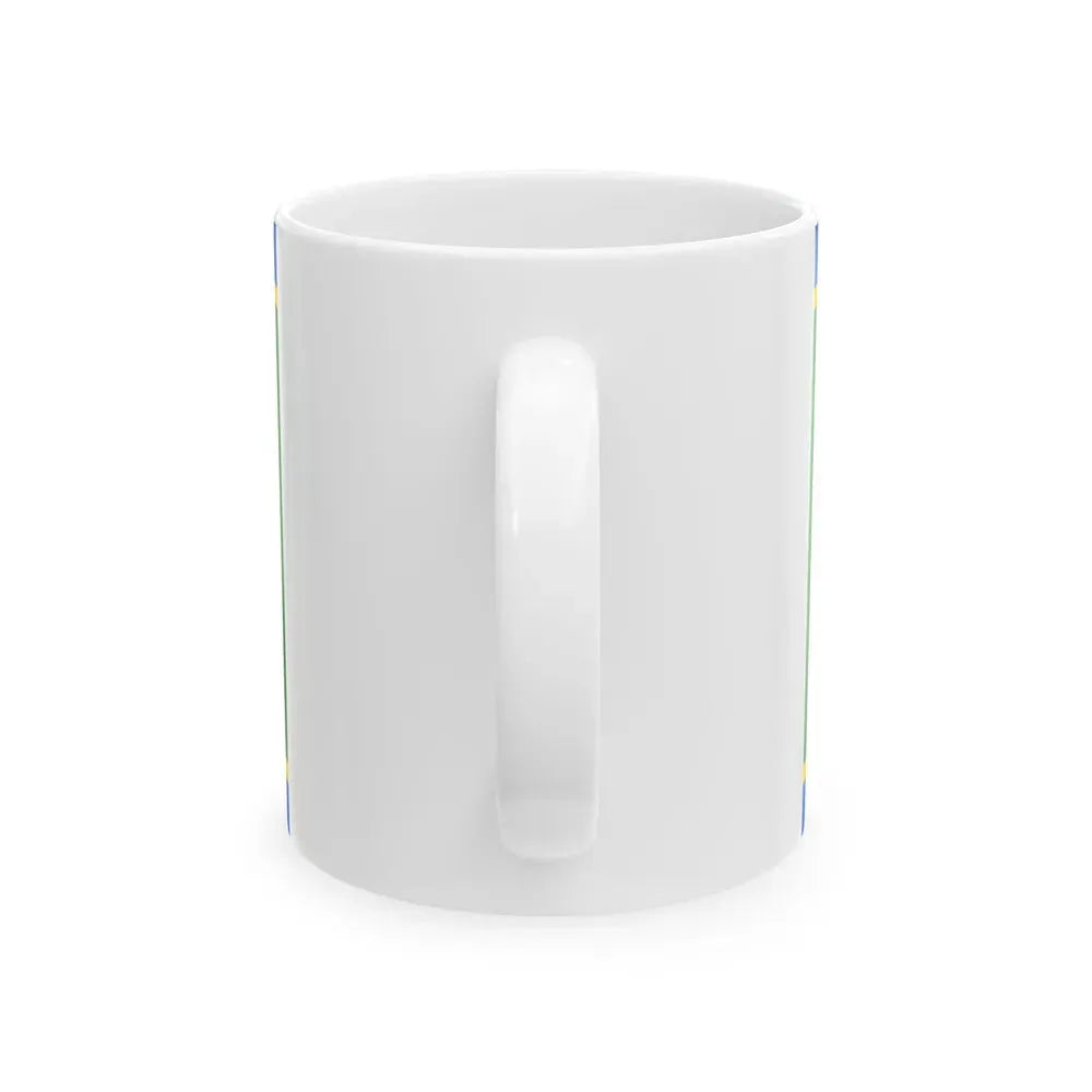 Flag of Chernivtsi Oblast Ukraine - White Coffee Mug - Go Mug Yourself