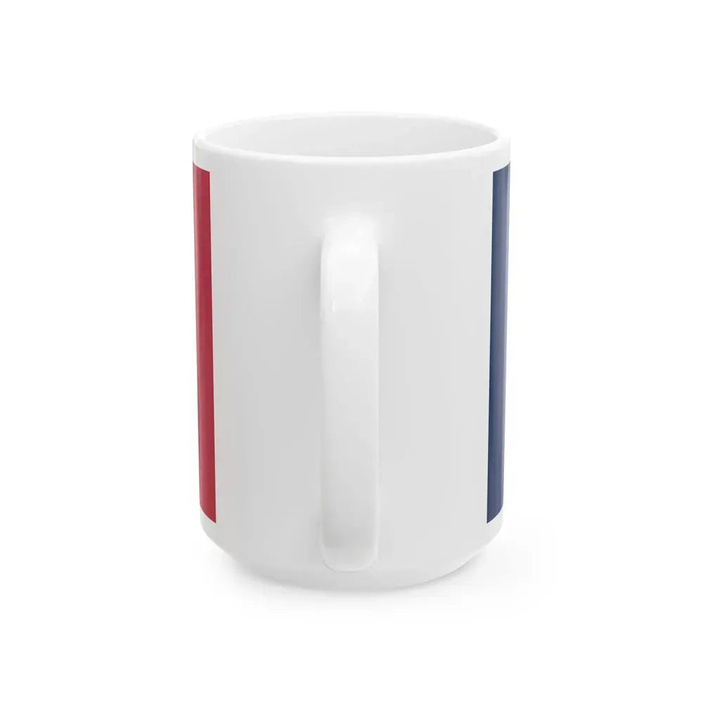 Flag of Cherokee County Iowa Sesquicentennial (United States) White Coffee Mug - Go Mug Yourself