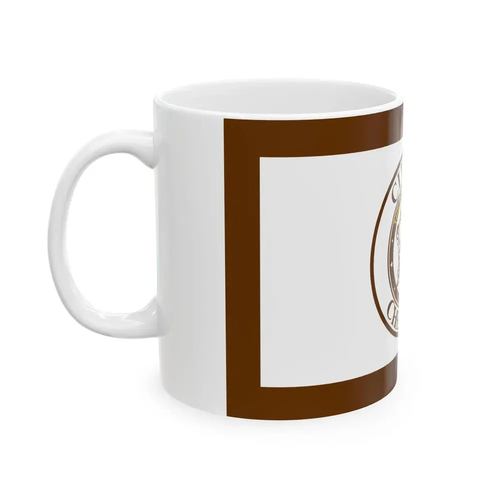Flag of Cheyenne Wyoming (United States) White Coffee Mug - Go Mug Yourself