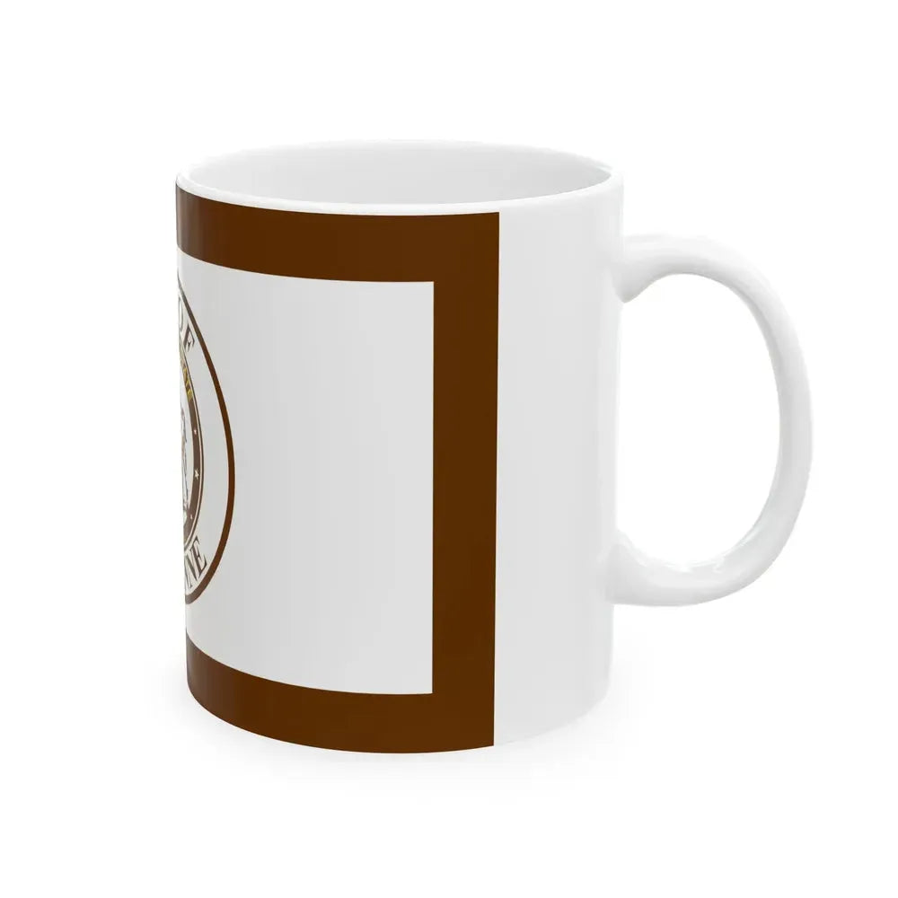 Flag of Cheyenne Wyoming (United States) White Coffee Mug - Go Mug Yourself