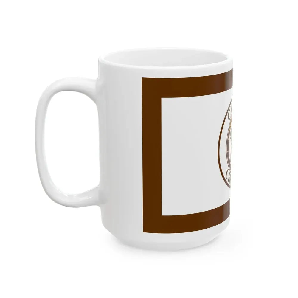 Flag of Cheyenne Wyoming (United States) White Coffee Mug - Go Mug Yourself