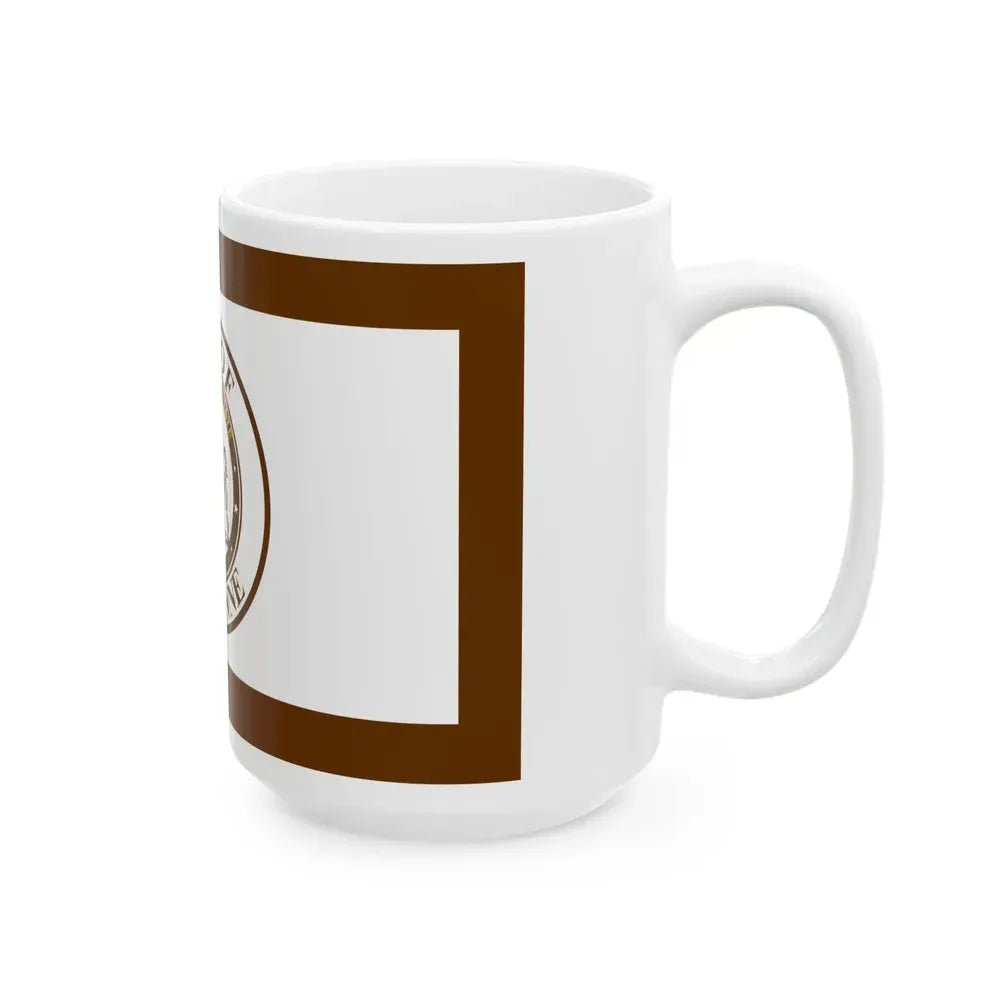 Flag of Cheyenne Wyoming (United States) White Coffee Mug - Go Mug Yourself