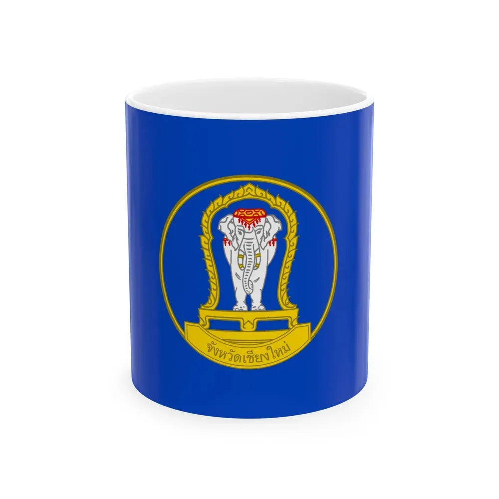 Flag of Chiang Mai Province Thailand - White Coffee Mug 11oz - Go Mug Yourself