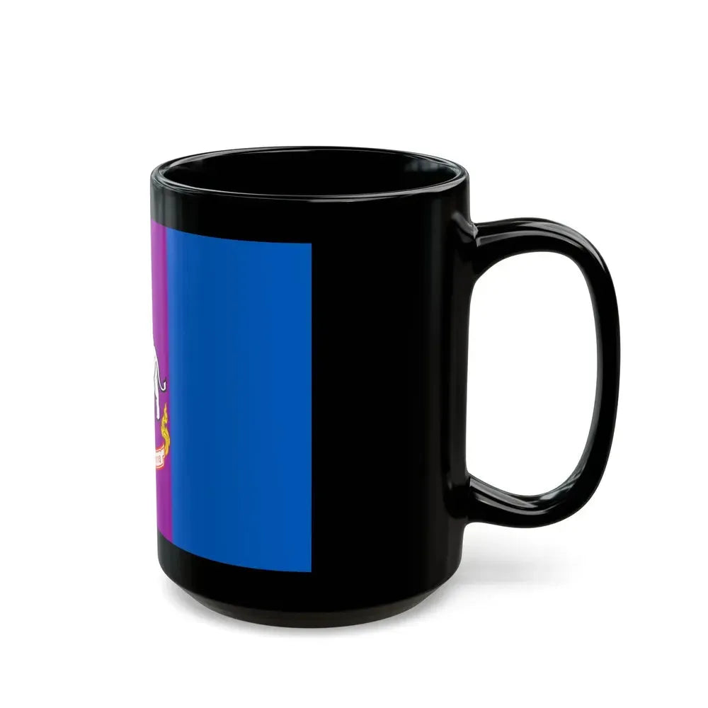 Flag of Chiang Rai Province Thailand - Black Coffee Mug - Go Mug Yourself