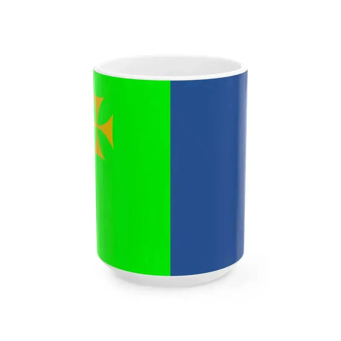 Flag of Chiatura Municipality (Georgia) White Coffee Mug 15oz - Go Mug Yourself