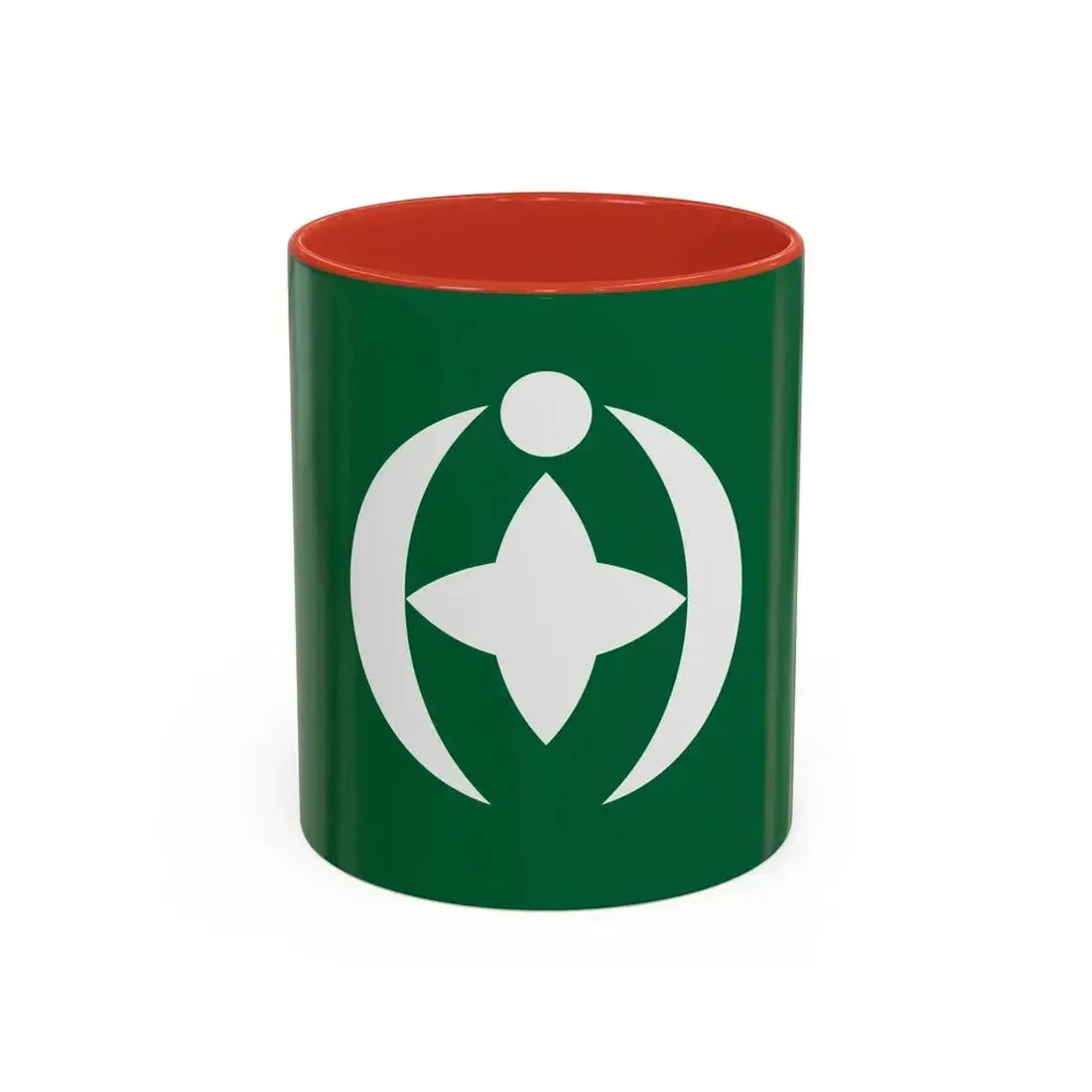 Flag of Chiba Chiba Japan - Accent Coffee Mug 11oz Red - Go Mug Yourself