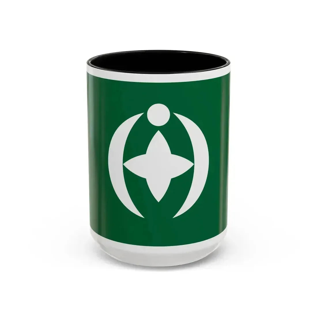 Flag of Chiba Chiba Japan - Accent Coffee Mug 15oz Black - Go Mug Yourself