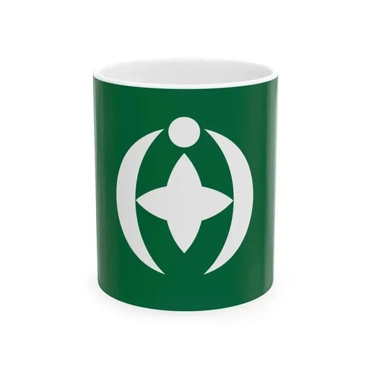 Flag of Chiba Chiba Japan - White Coffee Mug 11oz - Go Mug Yourself