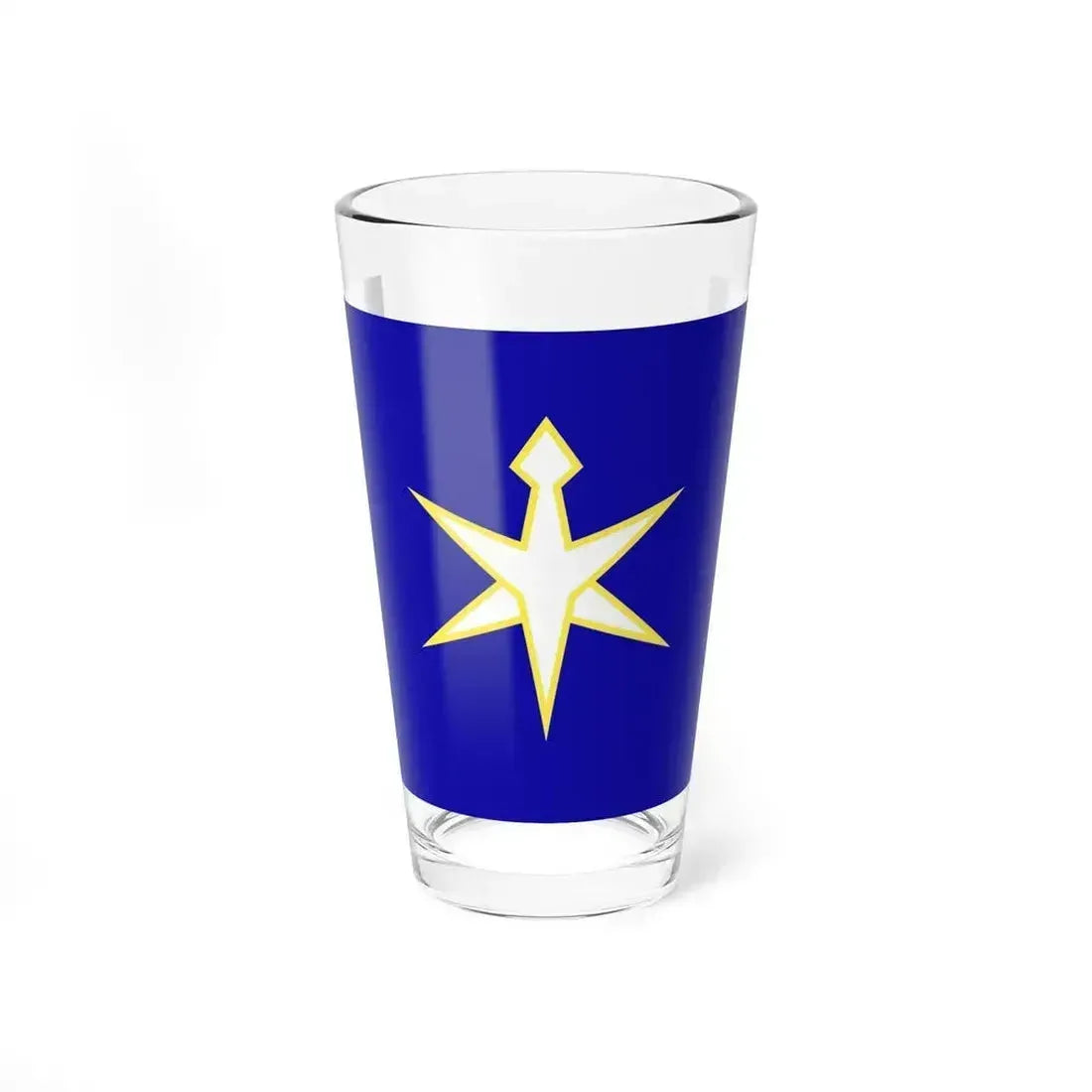 Flag of Chiba Prefecture Japan - Pint Glass 16oz 16oz - Go Mug Yourself