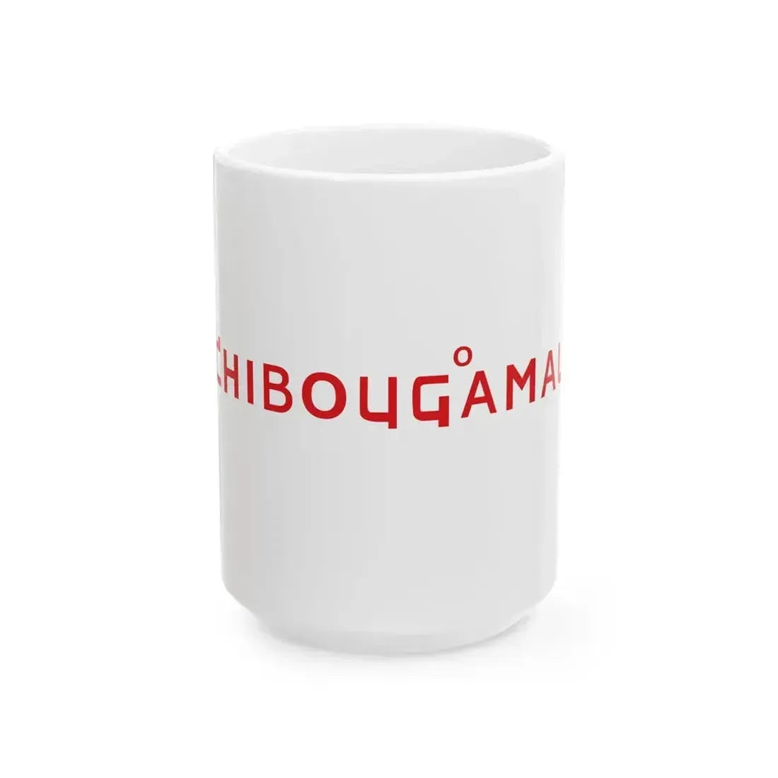 Flag of Chibougamau 2017 - 2020 (Canada) White Coffee Mug 15oz - Go Mug Yourself