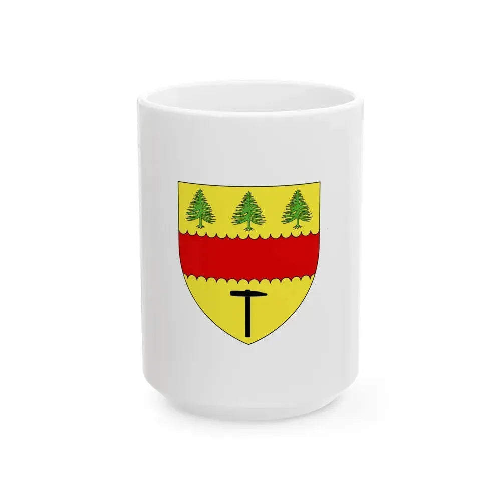 Flag of Chibougamau Canada - White Coffee Mug 15oz - Go Mug Yourself