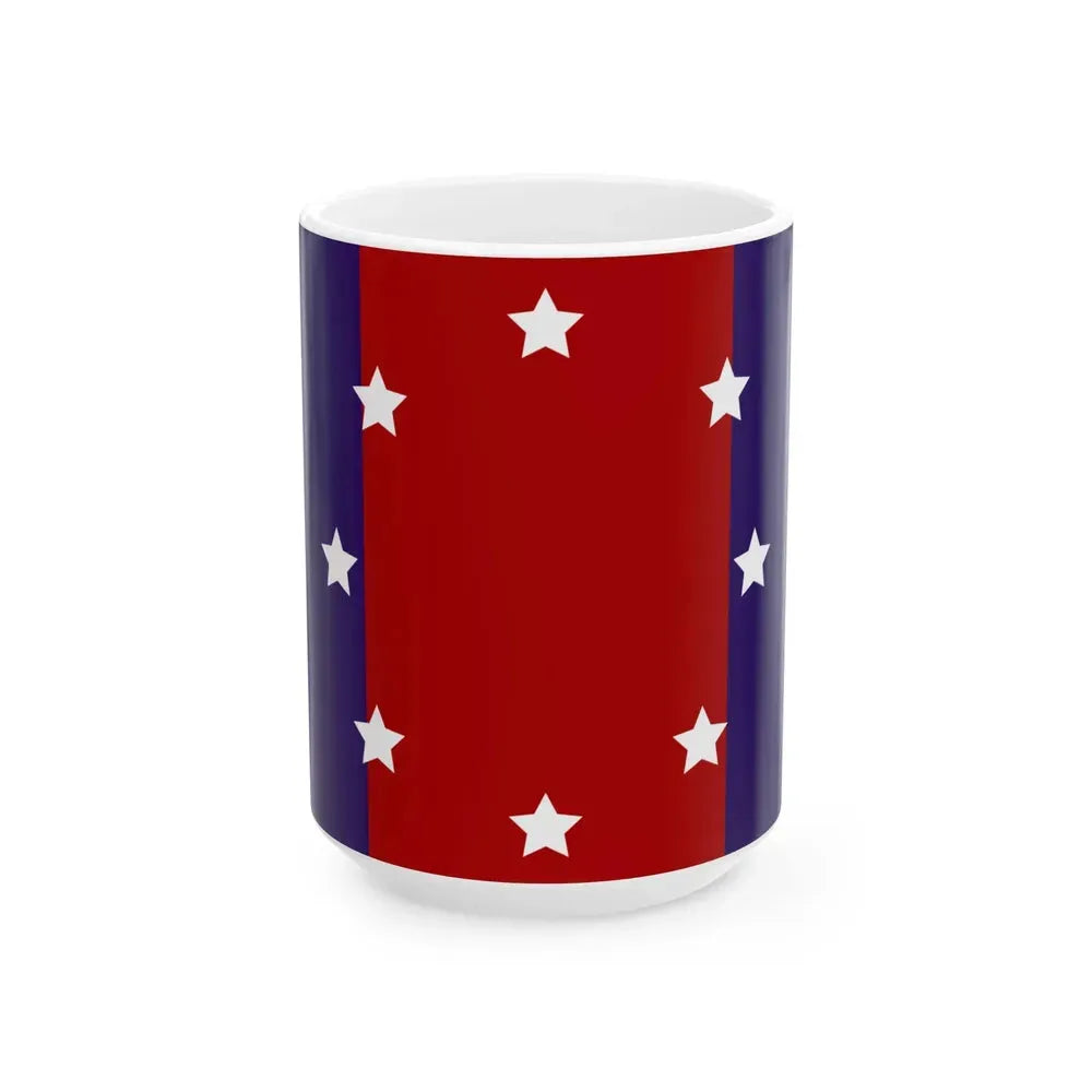 Flag of Chicago Heights Illinois (United States) White Coffee Mug 15oz - Go Mug Yourself
