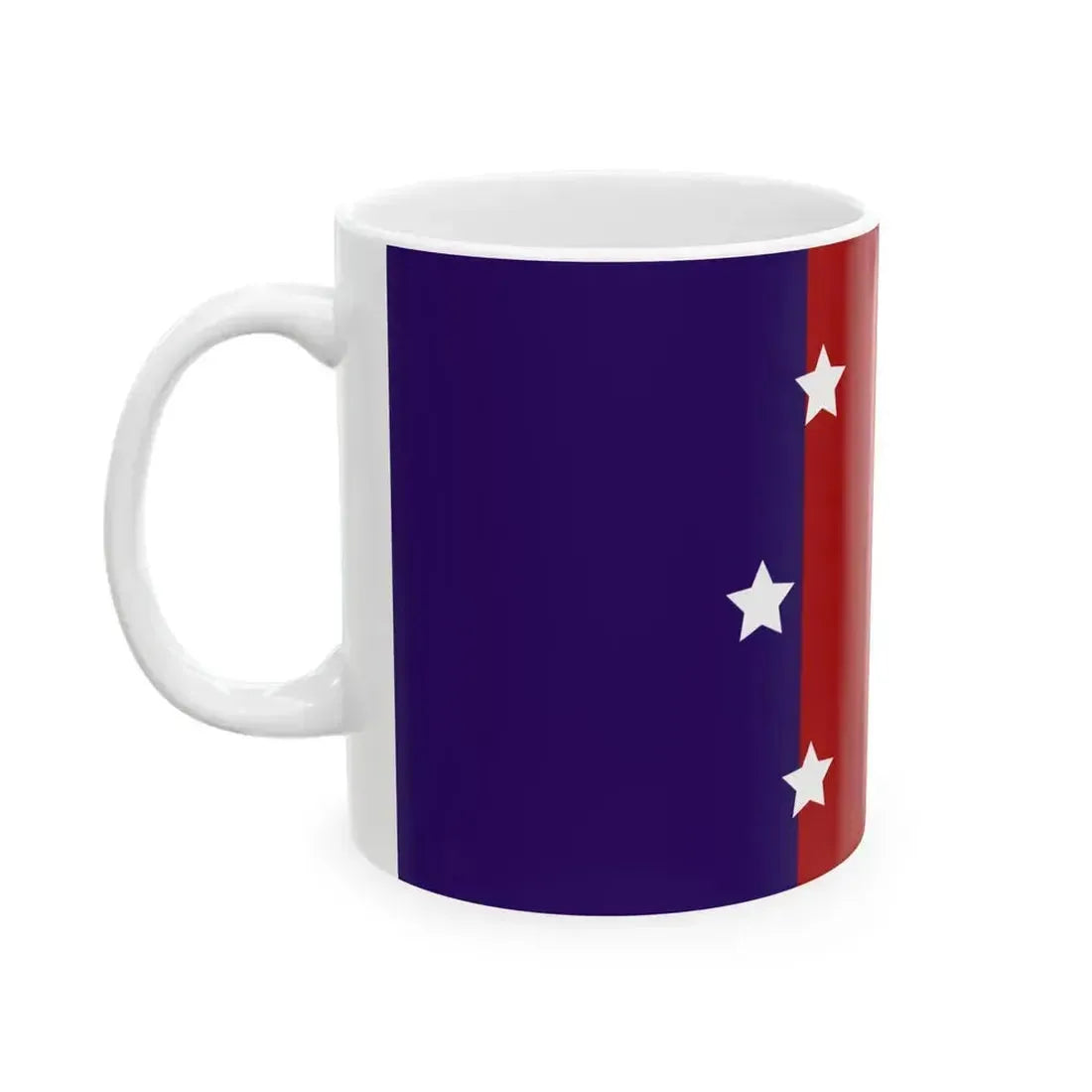 Flag of Chicago Heights Illinois (United States) White Coffee Mug - Go Mug Yourself