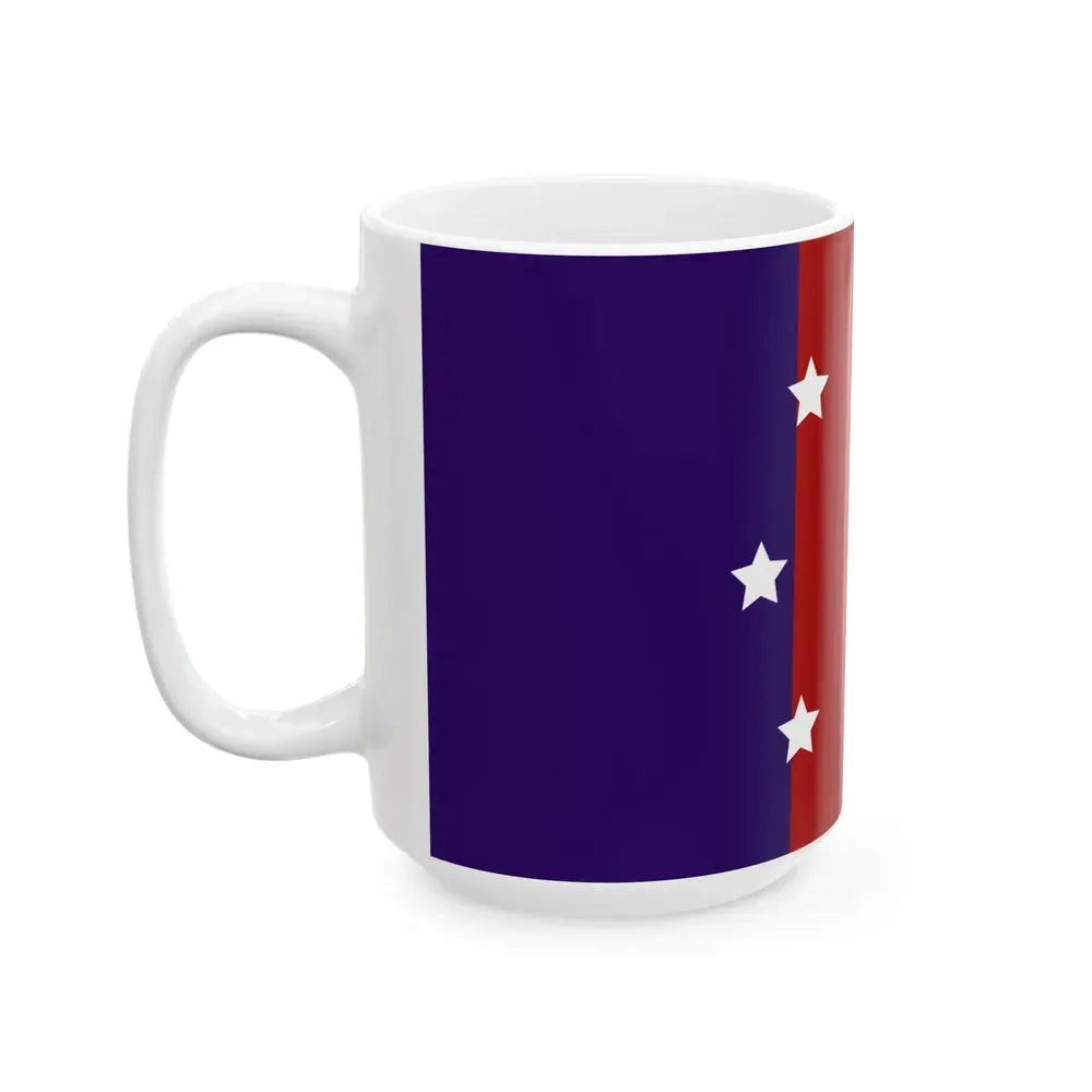Flag of Chicago Heights Illinois (United States) White Coffee Mug - Go Mug Yourself