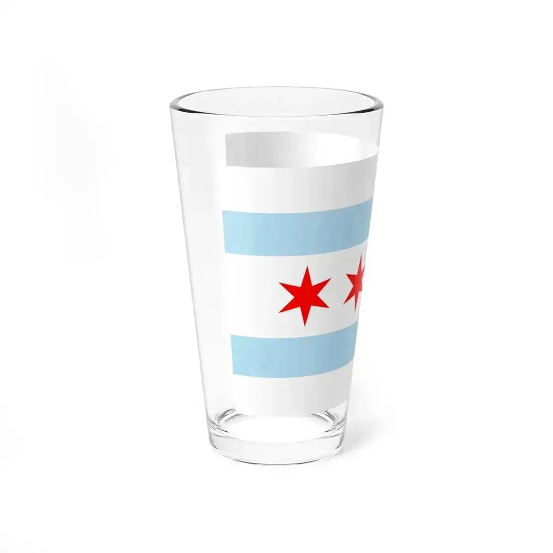Flag of Chicago, Illinois - Pint Glass 16oz - Go Mug Yourself