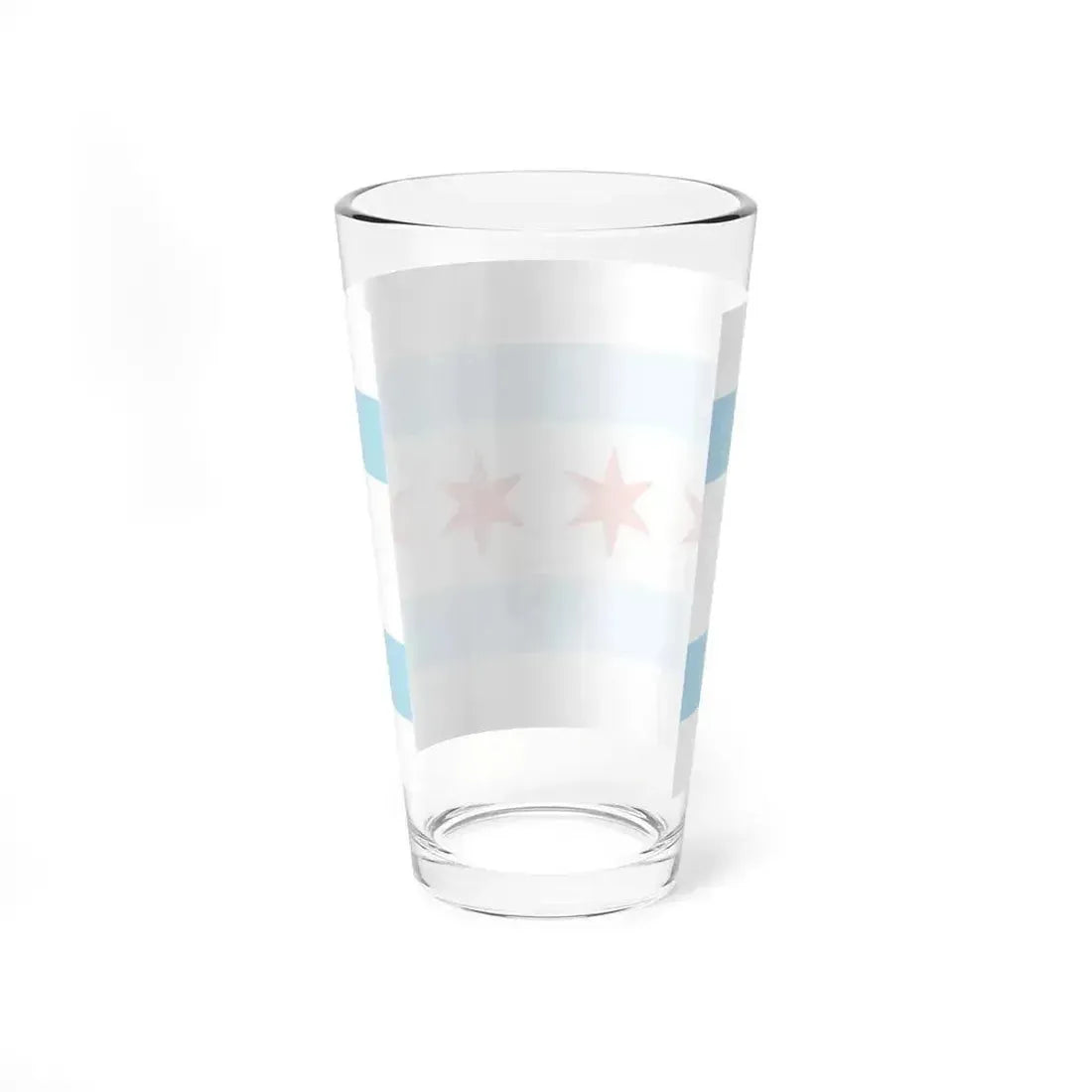 Flag of Chicago, Illinois - Pint Glass 16oz - Go Mug Yourself