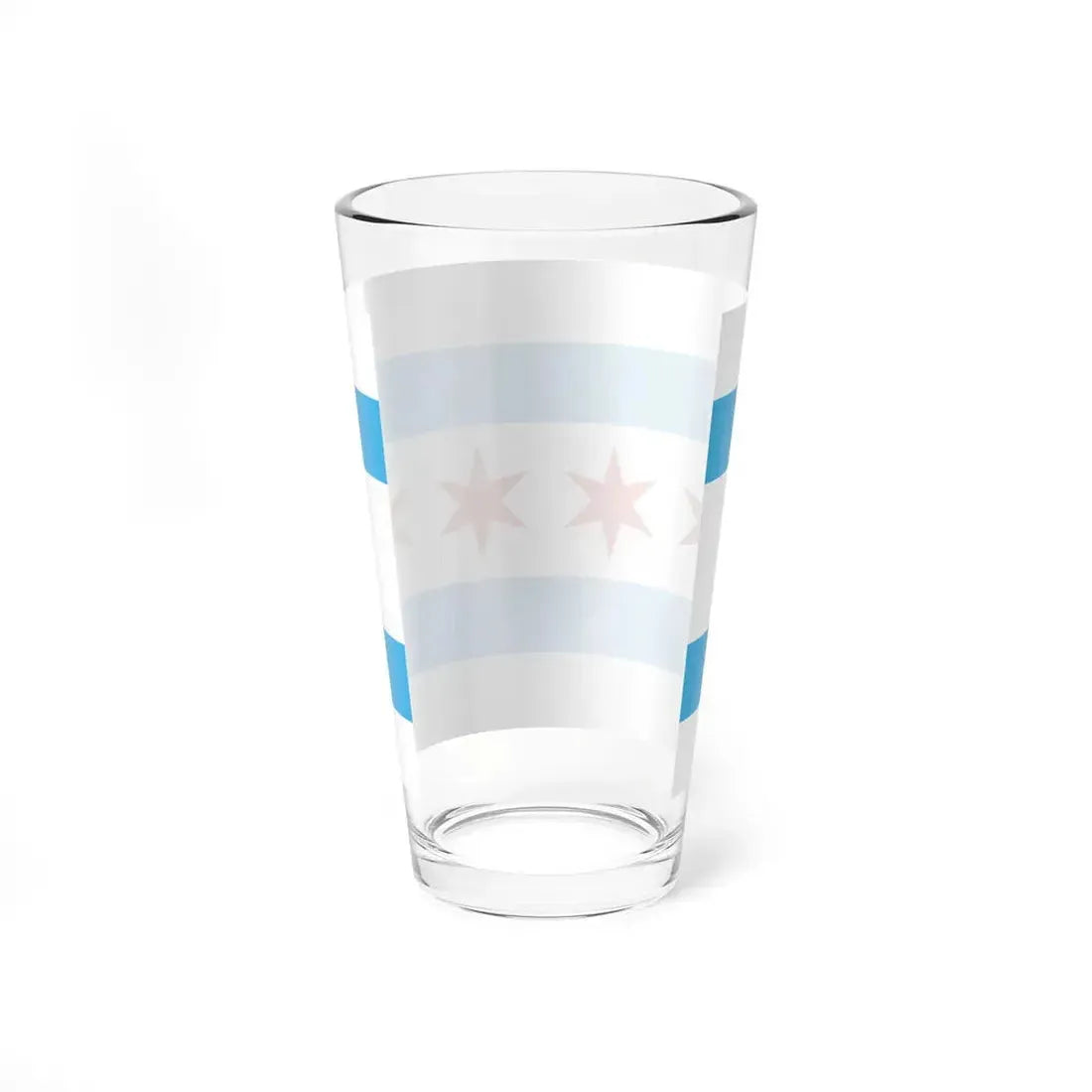 Flag of Chicago Illinois (United States) Pint Glass 16oz - Go Mug Yourself