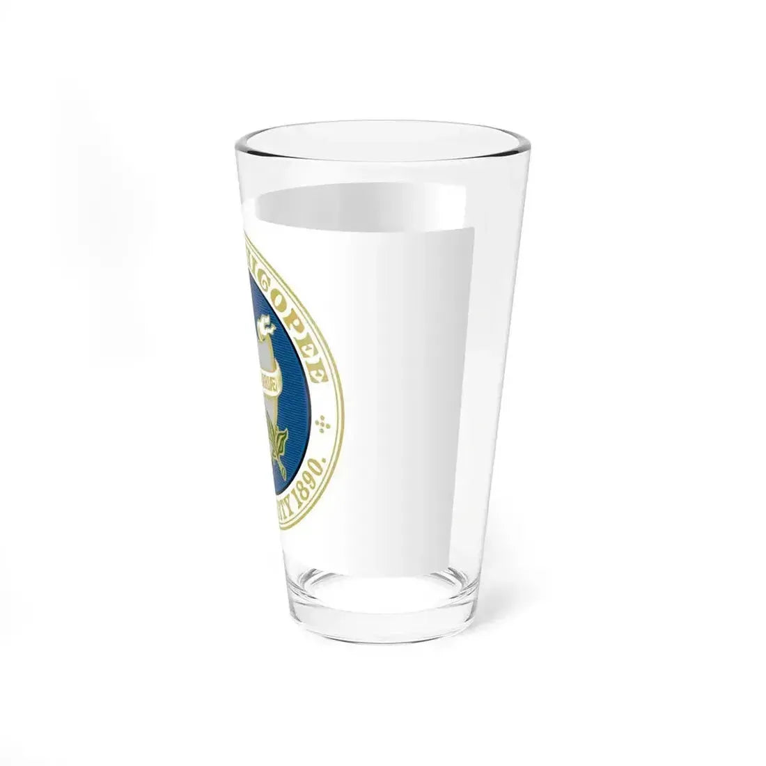 Flag of Chicopee, Massachusetts - Pint Glass 16oz - Go Mug Yourself