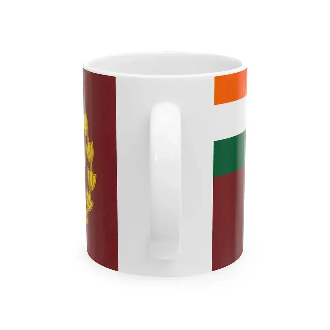 Flag of Chief of Defence Staff India (India) White Coffee Mug - Go Mug Yourself