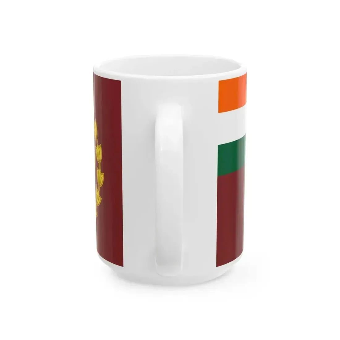 Flag of Chief of Defence Staff India (India) White Coffee Mug - Go Mug Yourself