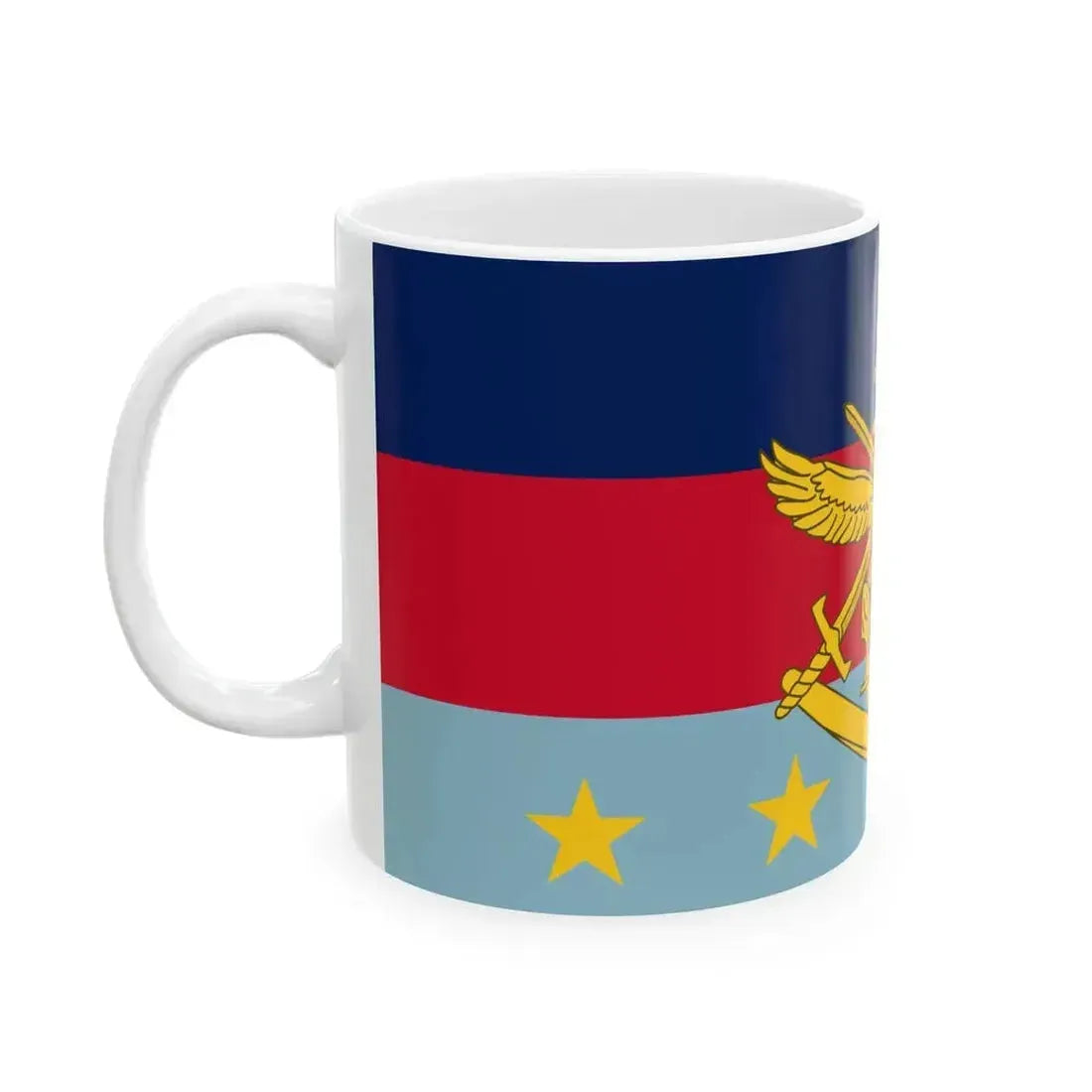 Flag of Chief of the Defence Force Australia (Australia) White Coffee Mug - Go Mug Yourself