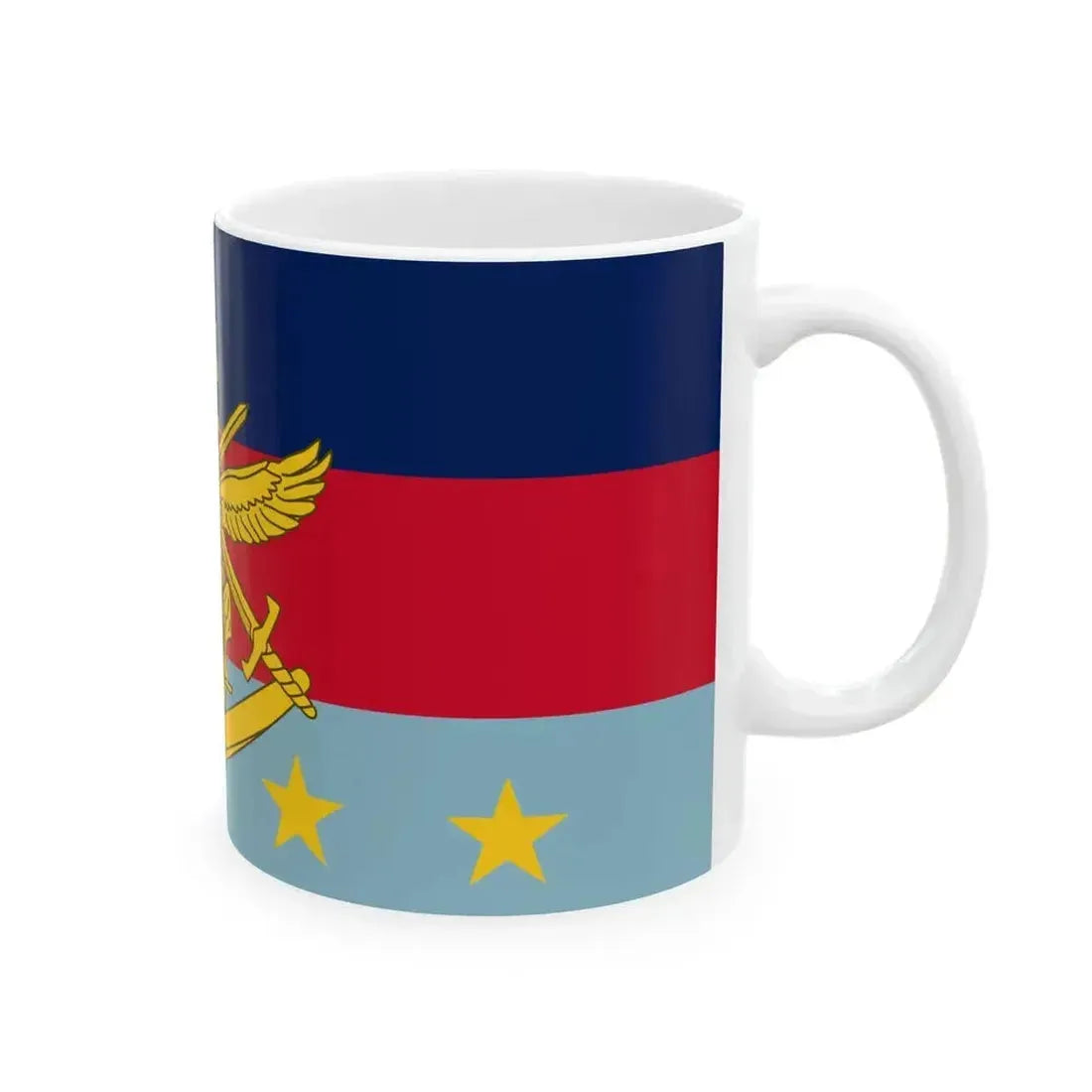 Flag of Chief of the Defence Force Australia (Australia) White Coffee Mug - Go Mug Yourself