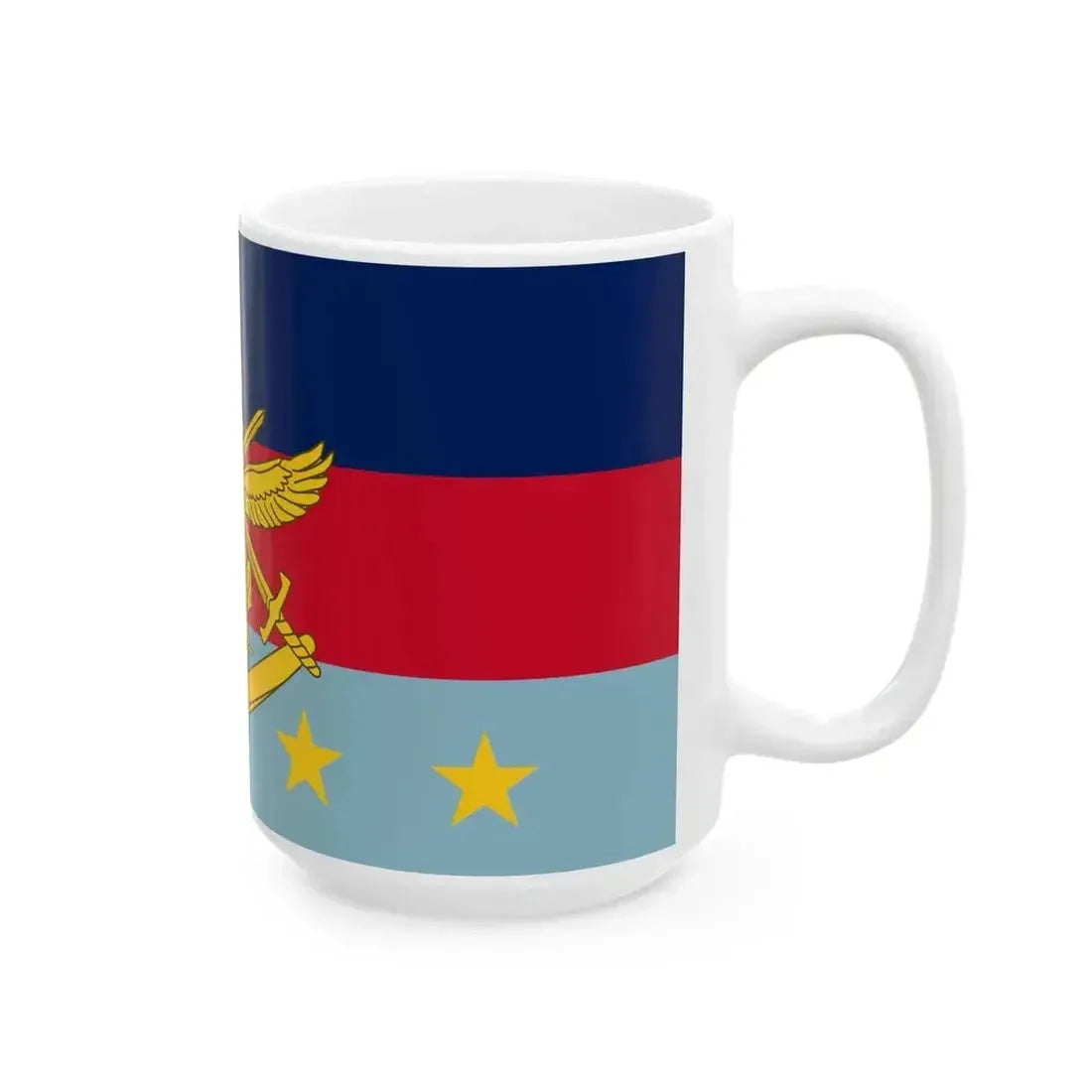 Flag of Chief of the Defence Force Australia (Australia) White Coffee Mug - Go Mug Yourself
