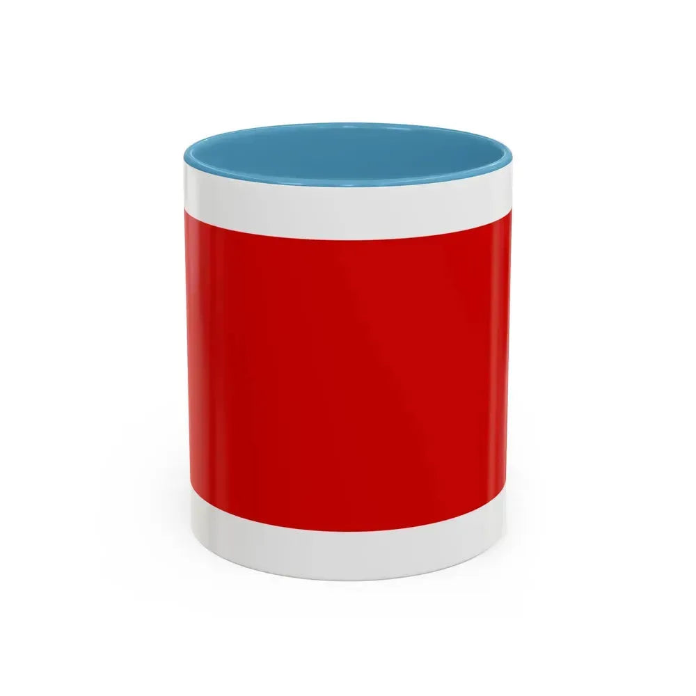 Flag of Chieti Italy - Accent Coffee Mug 11oz Light Blue - Go Mug Yourself