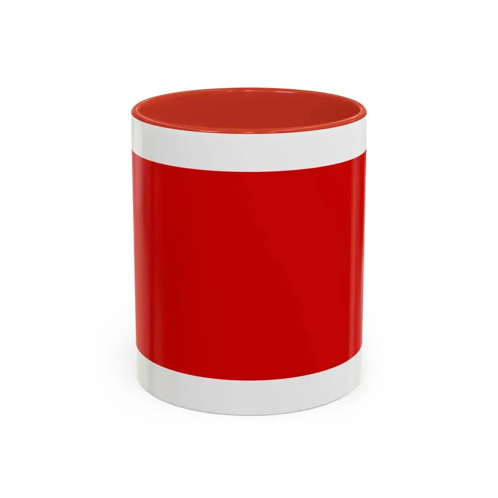 Flag of Chieti Italy - Accent Coffee Mug 11oz Red - Go Mug Yourself