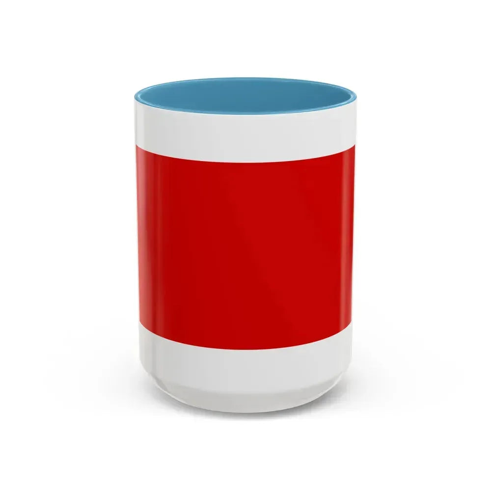 Flag of Chieti Italy - Accent Coffee Mug 15oz Light Blue - Go Mug Yourself