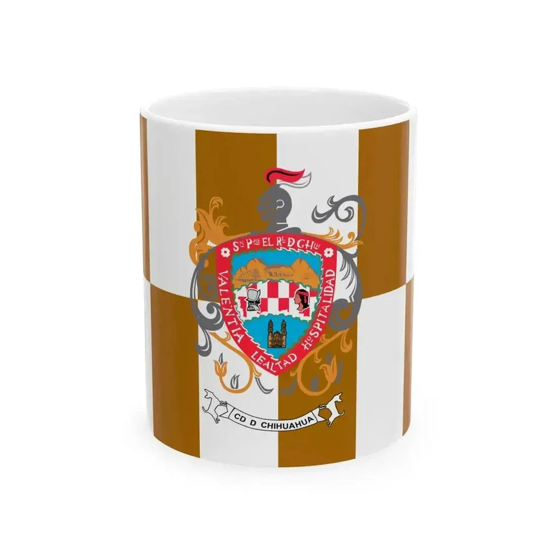 Flag of Chihuahua Chihuahua (Mexico) White Coffee Mug 11oz - Go Mug Yourself