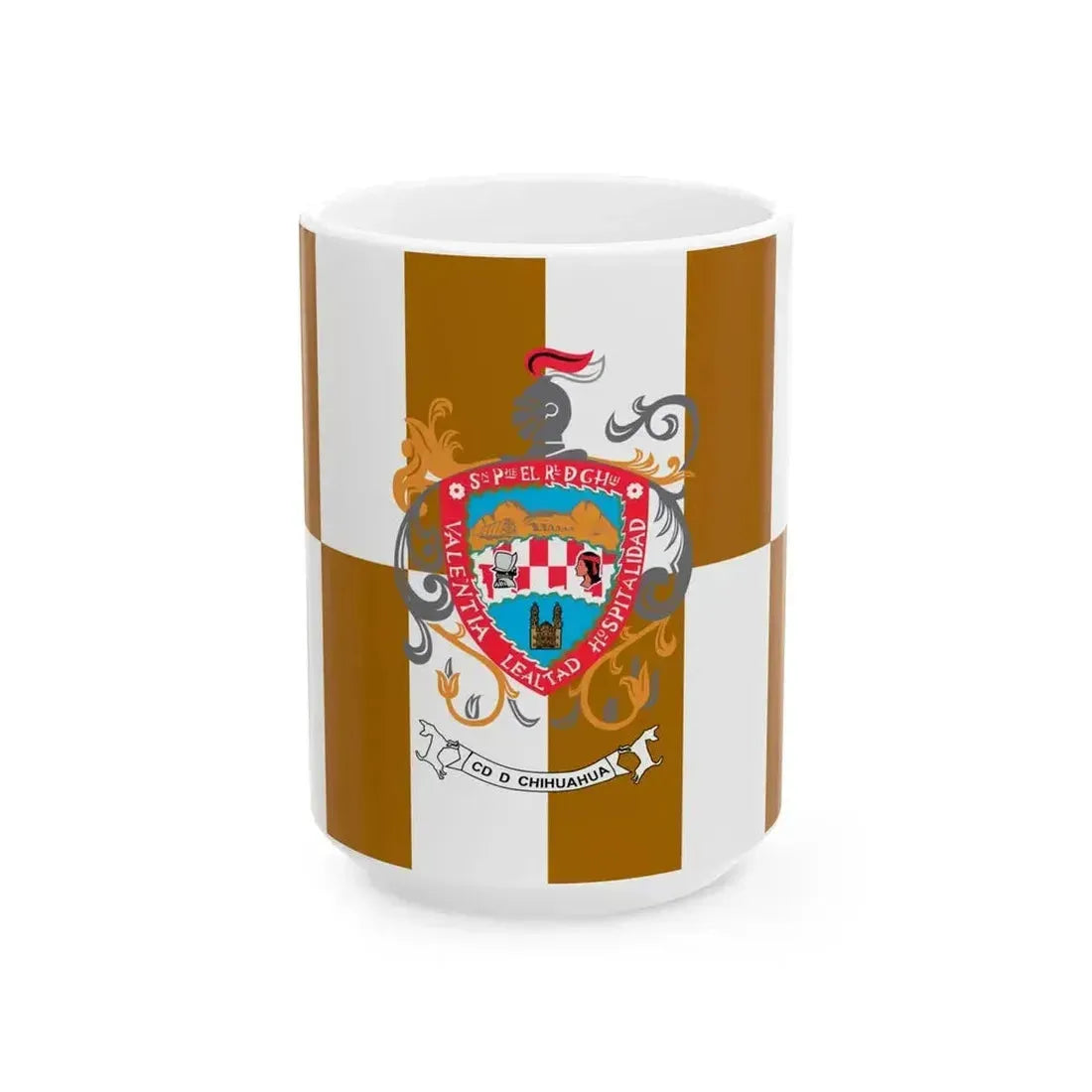Flag of Chihuahua Chihuahua (Mexico) White Coffee Mug 15oz - Go Mug Yourself