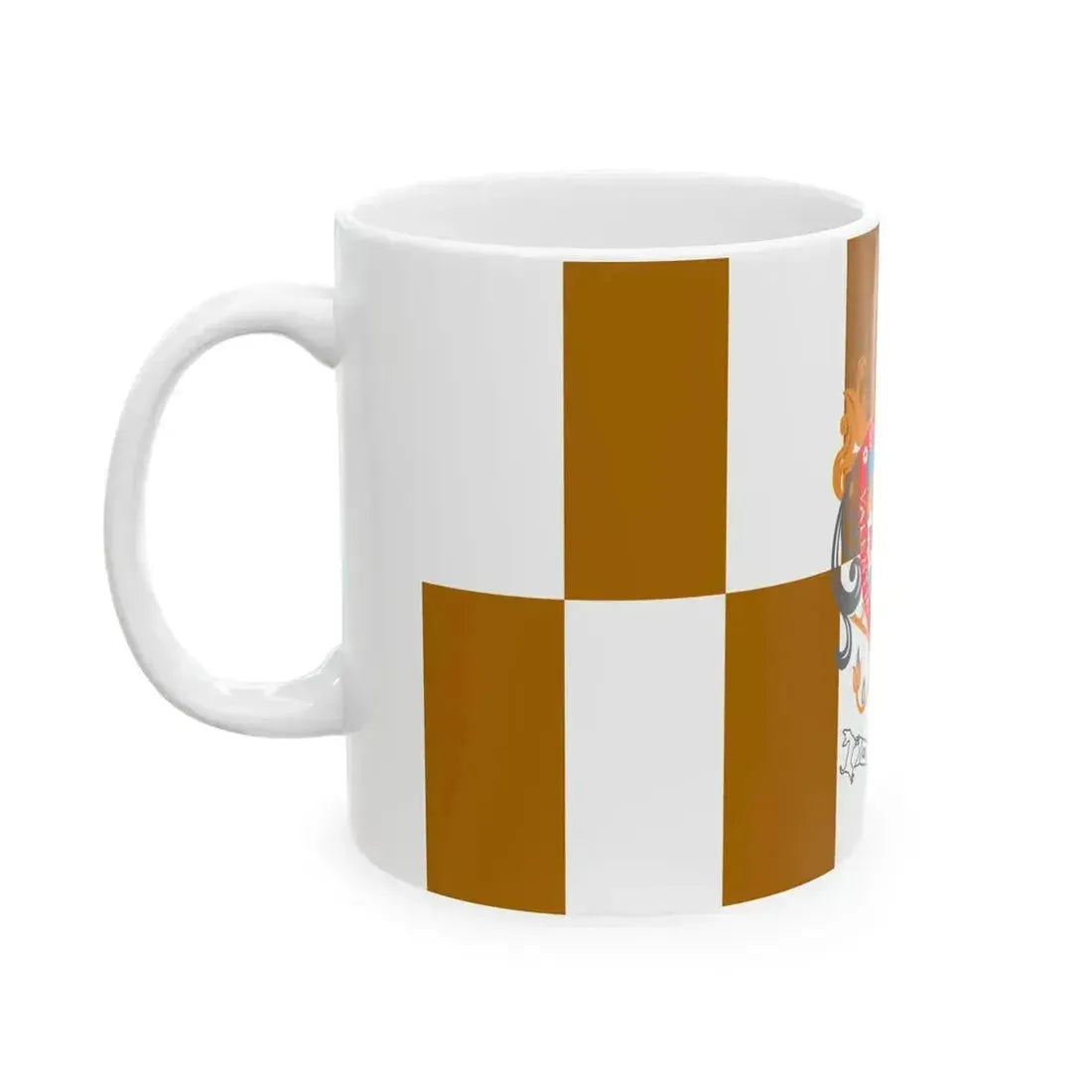 Flag of Chihuahua Chihuahua (Mexico) White Coffee Mug - Go Mug Yourself