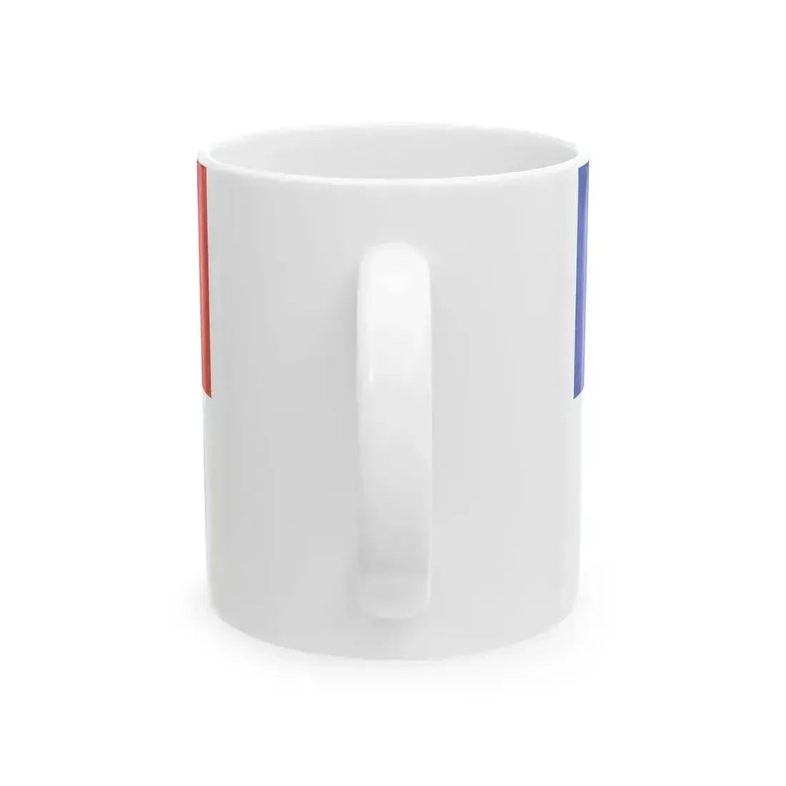 Flag of Chile red stripe above variant (Chile) White Coffee Mug - Go Mug Yourself