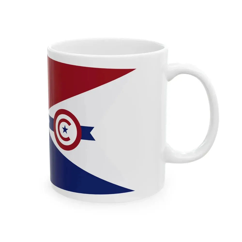 Flag of Chillicothe Ohio (United States) White Coffee Mug - Go Mug Yourself