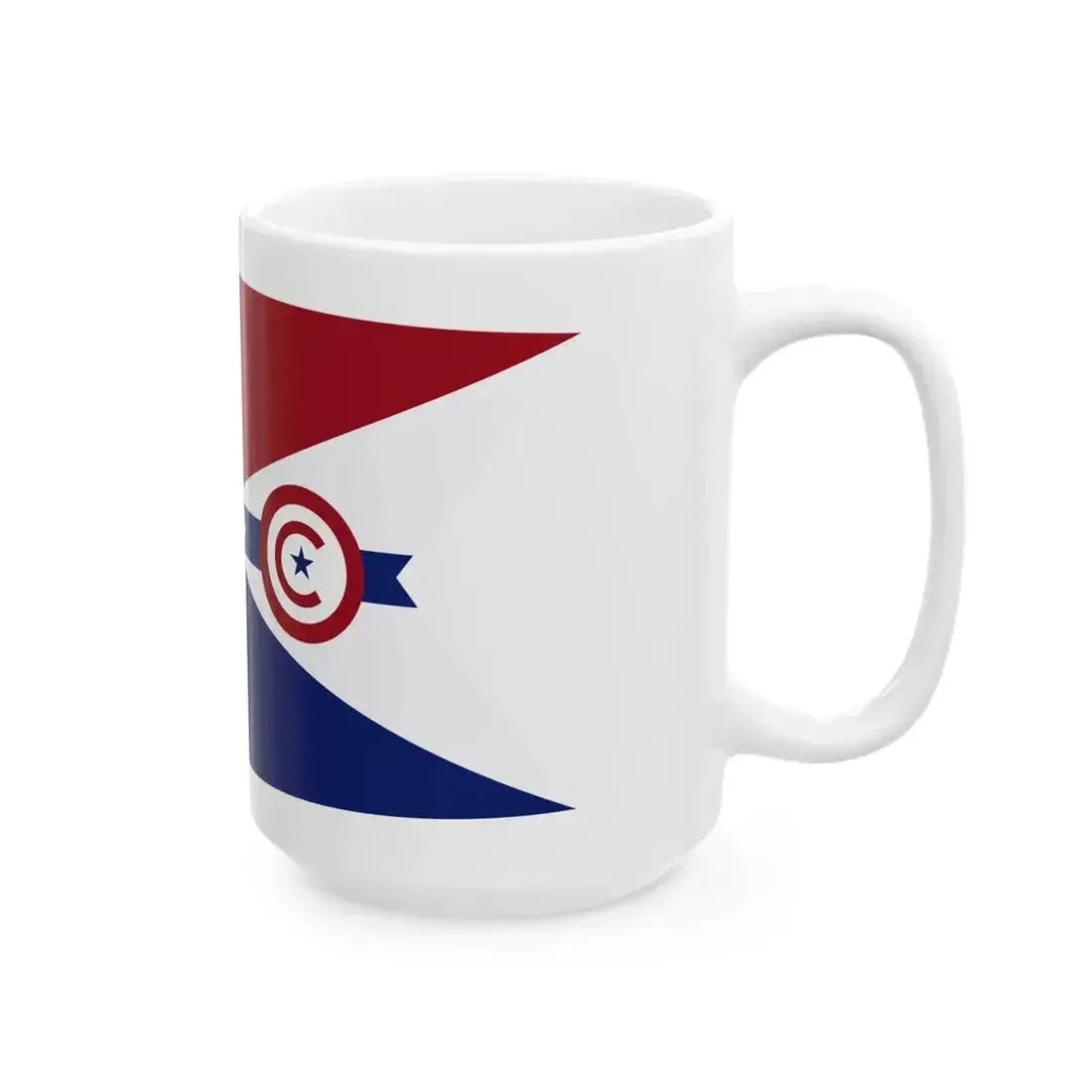 Flag of Chillicothe Ohio (United States) White Coffee Mug - Go Mug Yourself