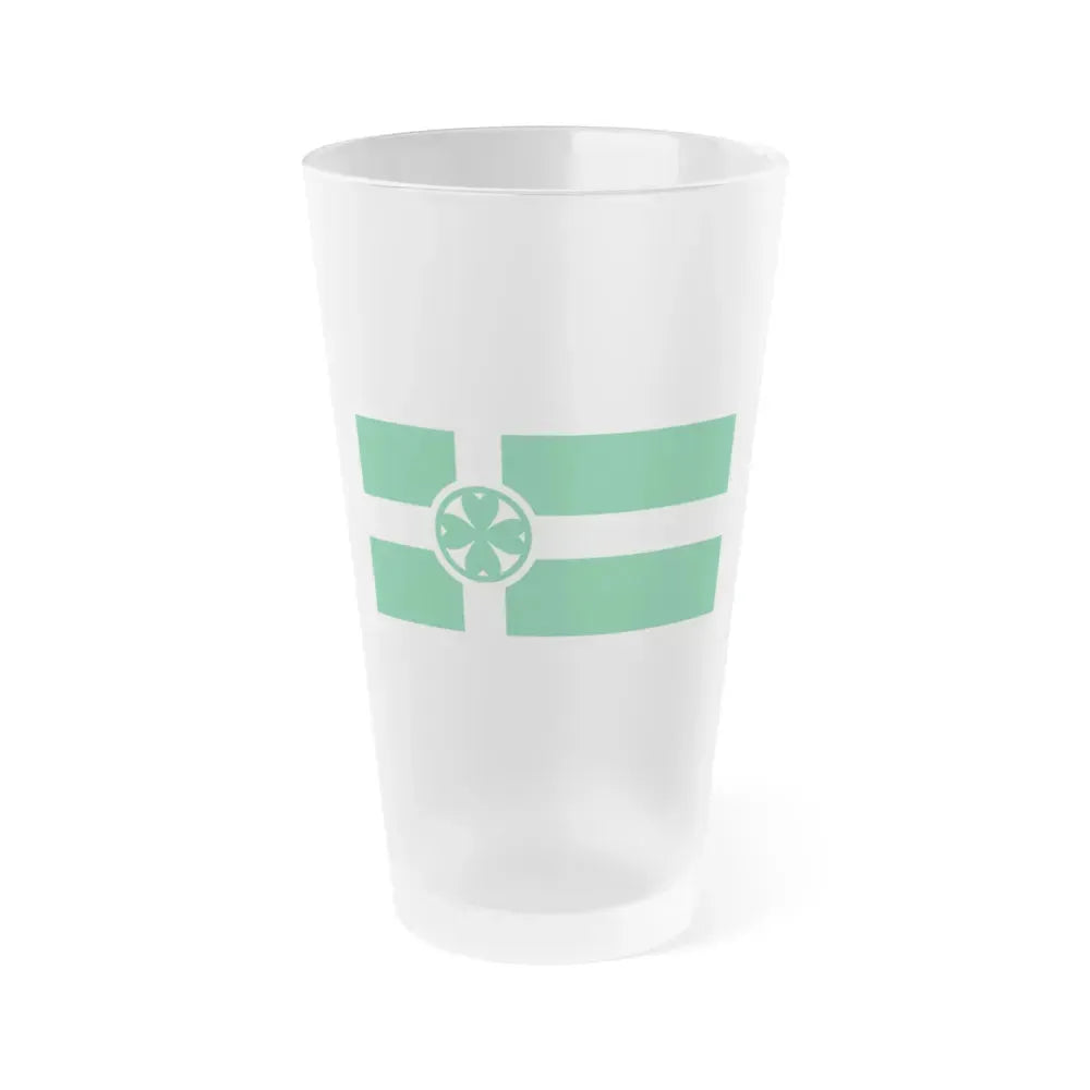 Flag of Chilliwack Canada - Frosted Pint Glass 16oz 16oz Frosted - Go Mug Yourself