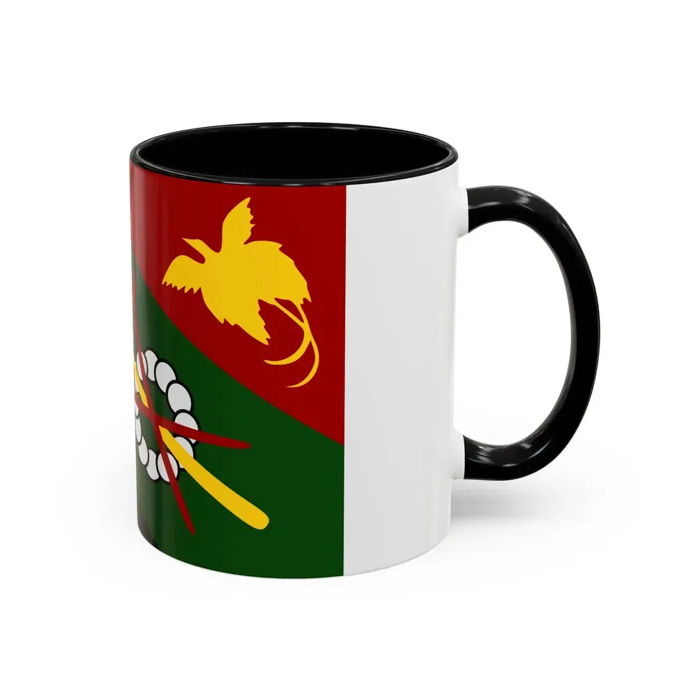 Flag of Chimbu Papa New Guinea - Accent Coffee Mug - Go Mug Yourself