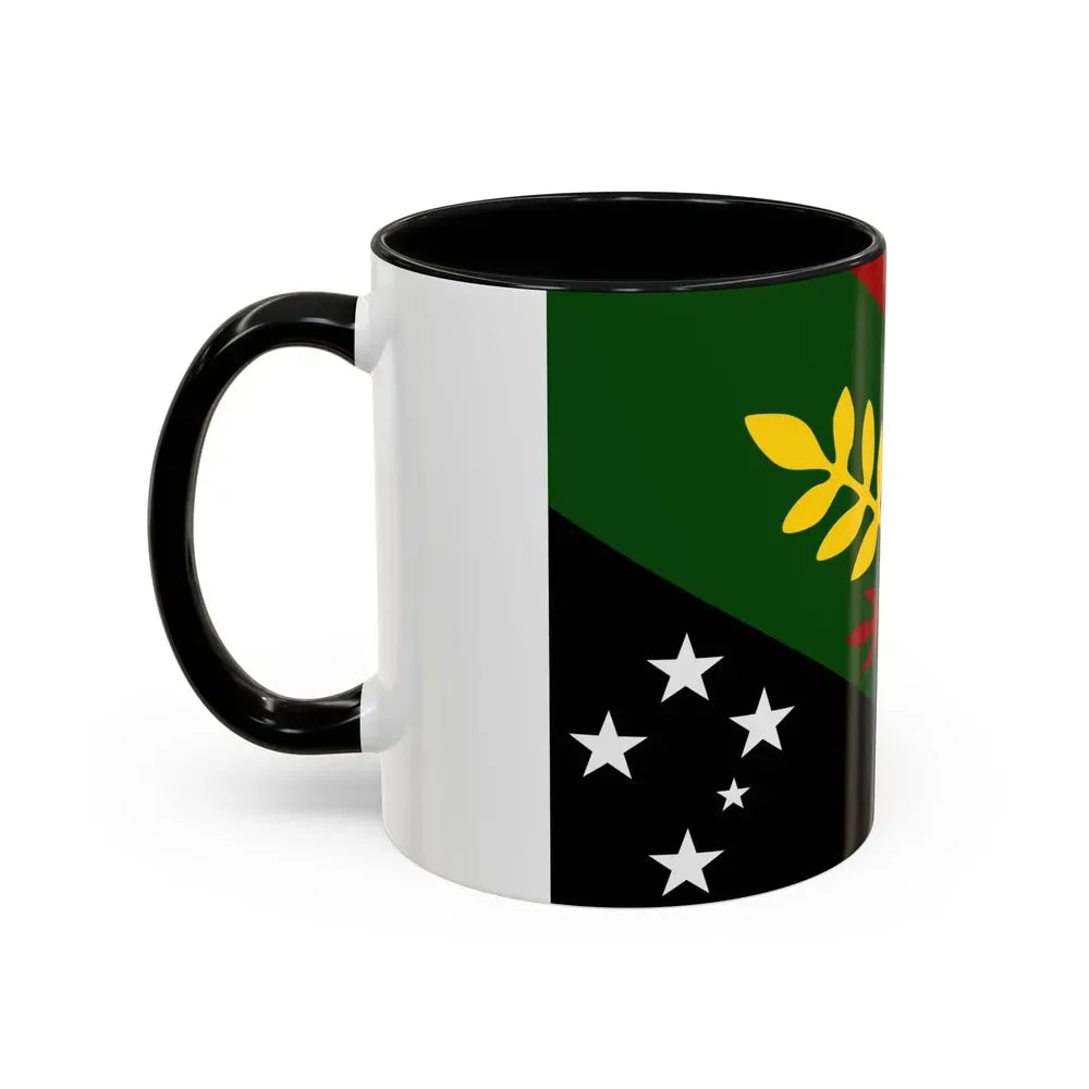 Flag of Chimbu Papa New Guinea - Accent Coffee Mug - Go Mug Yourself
