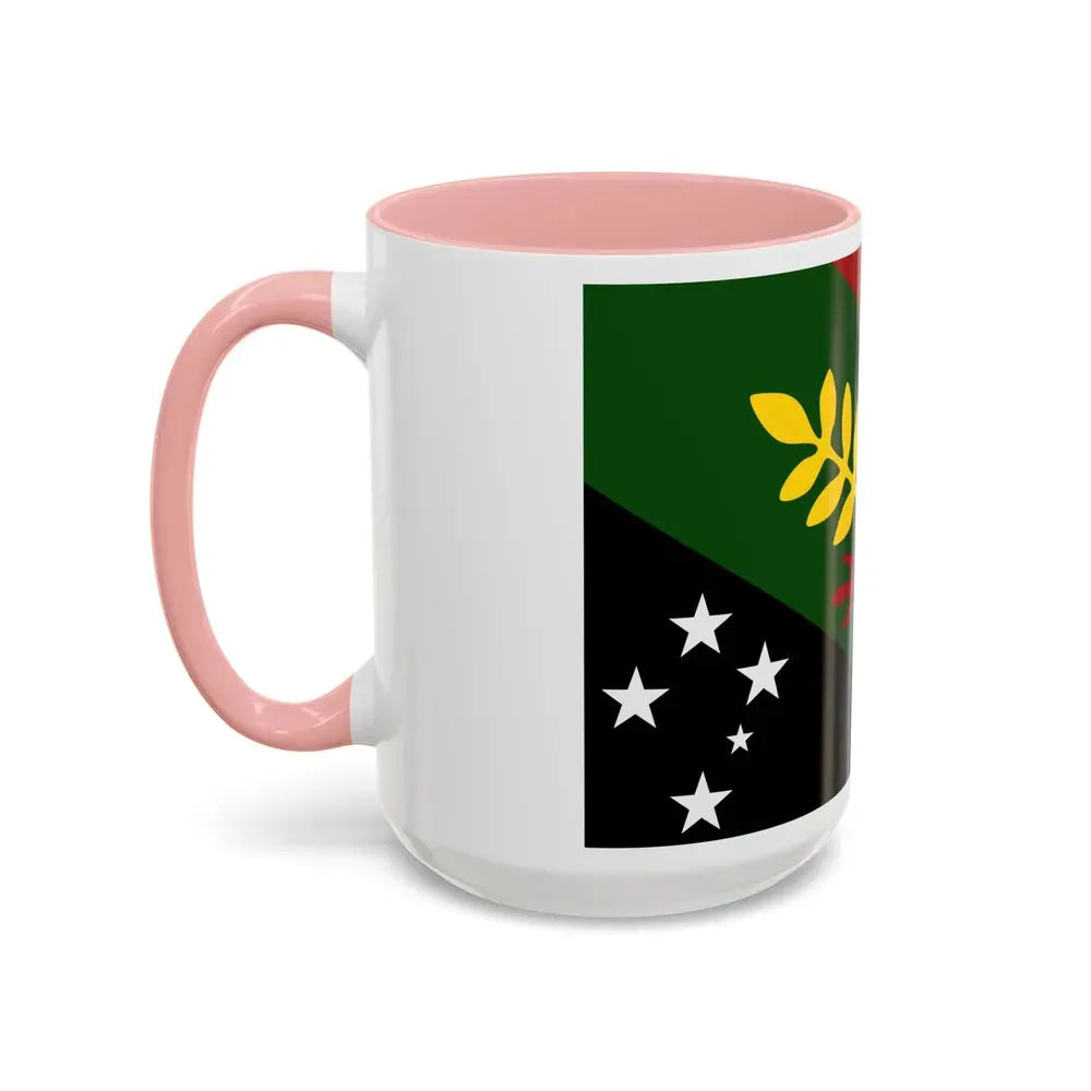 Flag of Chimbu Papa New Guinea - Accent Coffee Mug - Go Mug Yourself