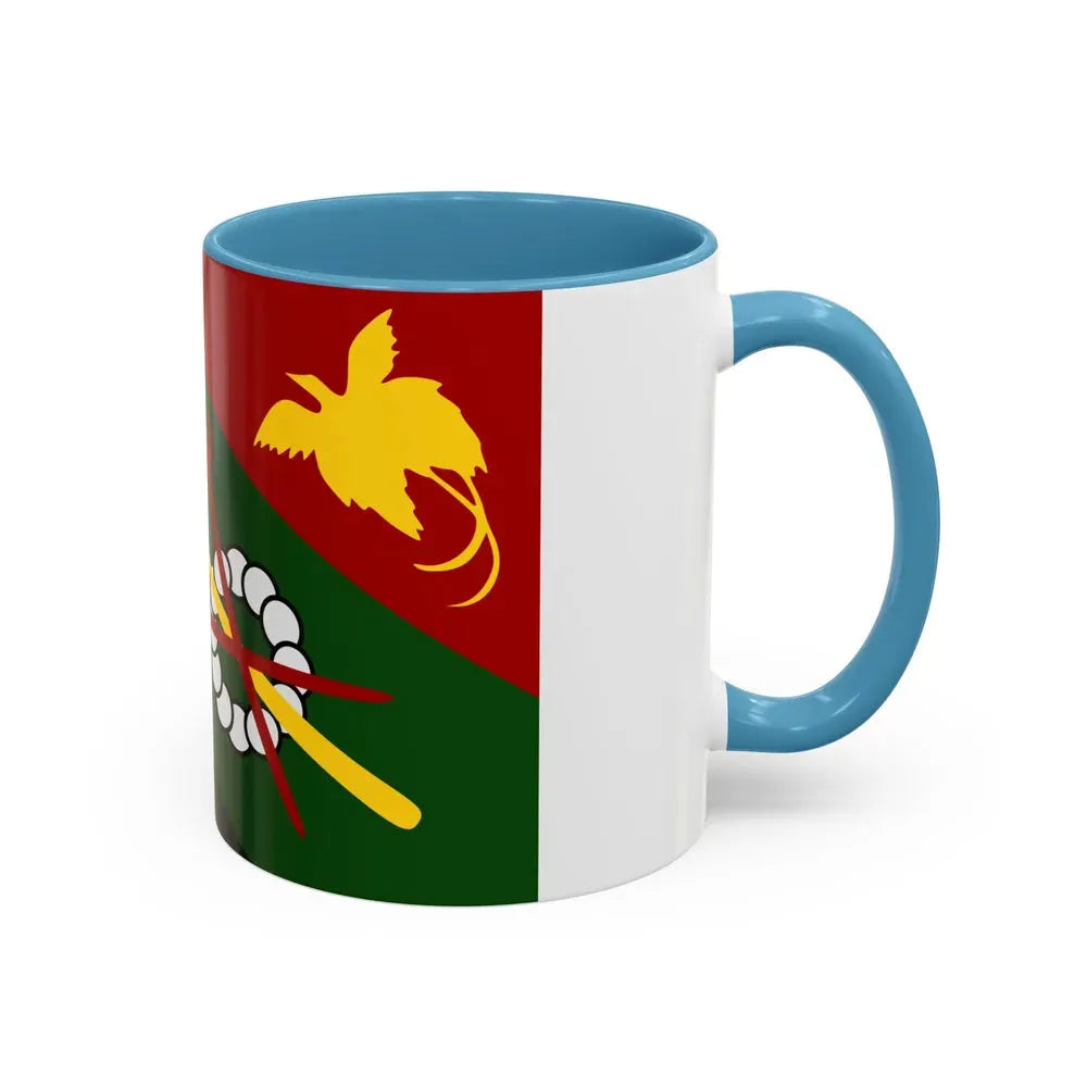 Flag of Chimbu Papa New Guinea - Accent Coffee Mug - Go Mug Yourself