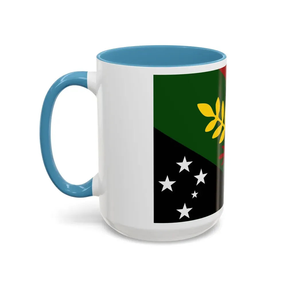 Flag of Chimbu Papa New Guinea - Accent Coffee Mug - Go Mug Yourself