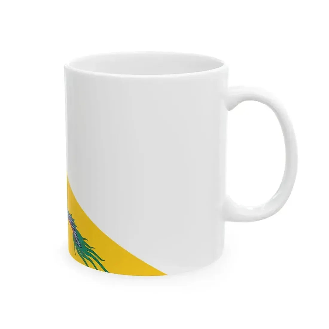 Flag of China 1862-1889 (China) White Coffee Mug - Go Mug Yourself