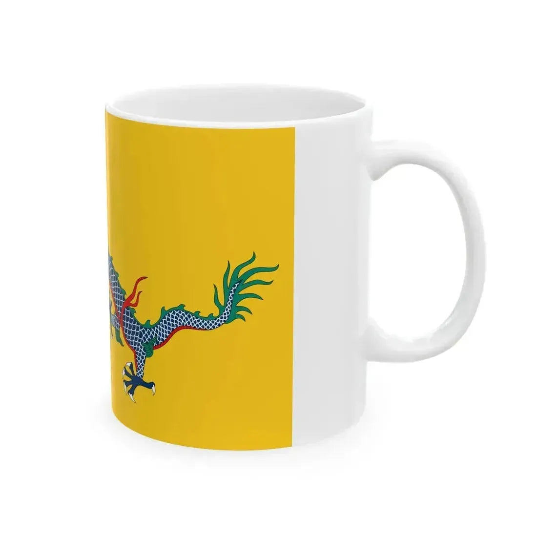 Flag of China 1889-1912 (China) White Coffee Mug - Go Mug Yourself