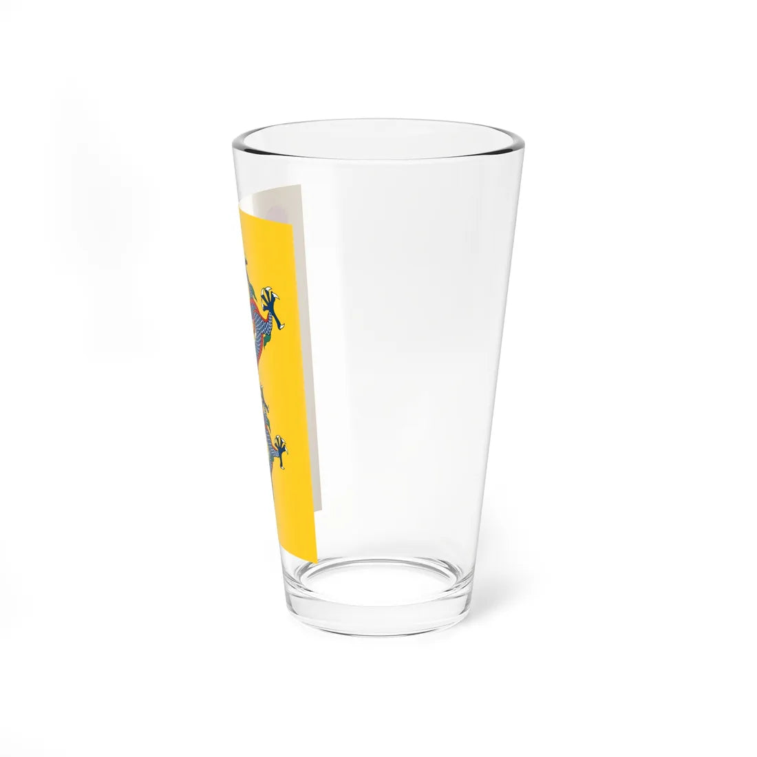 Flag of China 1889-1912 vertical (China) Pint Glass 16oz - Go Mug Yourself